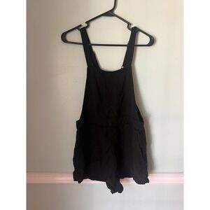 VOLCOLM Overall Shortalls black‎ XS Shorts Romper Cotton